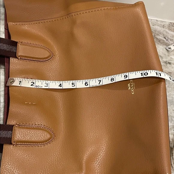 Coach Brown Leather Tote Bag - Picture 10 of 10